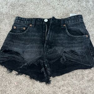 Zara black shorts size 34